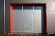 Sekční průmyslová vrata, š. 6000mm x v. 2500mm, vzor lamela, barva stříbrná, povrch stucco 