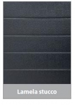 Sekční průmyslová vrata, š. 2750mm x v. 2750mm, vzor lamela, barva antracitová, povrch stucco
